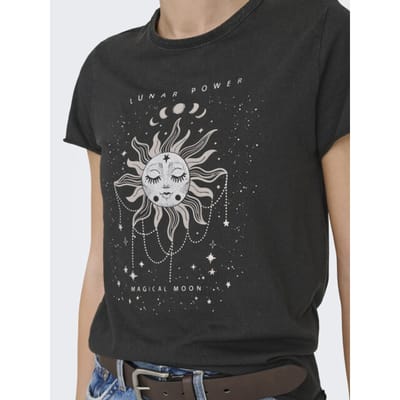 Regular fit T-shirt van puur katoen Model 'LUCY'