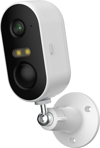 Arenti GO1T Beveiligingscamera Buiten - Buitencamera - Bewakingscamera met Bewegingsdetectie - Draadloos Accu Nachtzicht - 3MP Nachtzicht - Wit