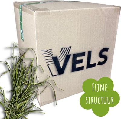 Hooi - Groen ruwvoer - 5 kg - Knaagdieren - Paarden - Kunstmatig gedroogd gewas - Fijne structuur - Drogerij Vels