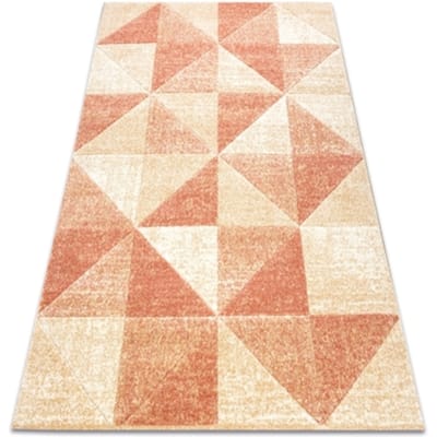 Kleden Rugsx Tapijt FEEL 5672/17911 Drieho beige /terracotta 140x190 cm