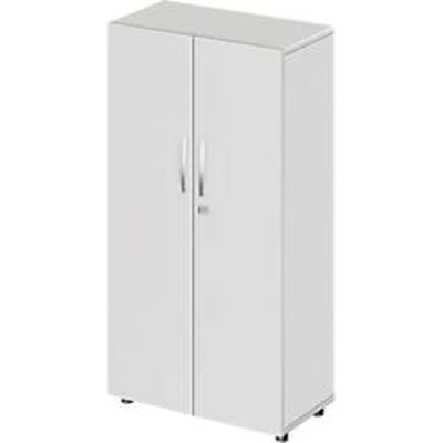 Schäfer Shop Select LOGIN kast, 4 dossierhoogtes, B 800 x D 420 x H 1514 mm, lichtgrijs/lichtgrijs