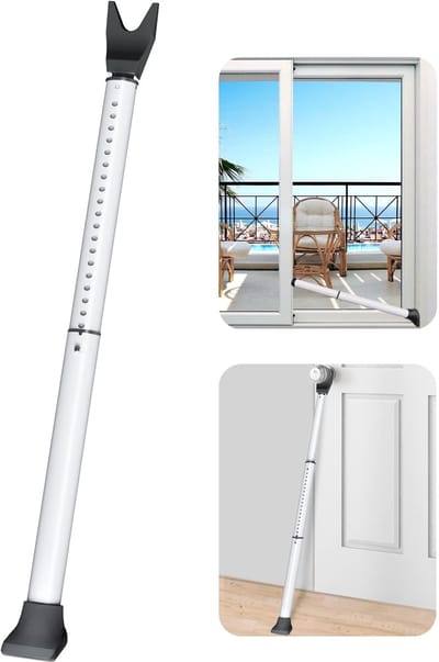 Dailygoods- Deurbalk Veiligheid - Verstelbare Deurbeschermer - Deurbeschermer voor Binnen - Deurbeschermer Auto - Deurbak Koelkast - Lichtgewicht 2,2 Pond
