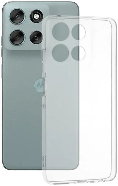Hoesje geschikt voor Motorola Moto G56 - Techsuit Clear Silicone Back Cover - Transparant