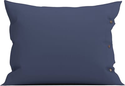 Yellow Kussensloop Percale - Kussenhoes van 60x70 cm - 1 stuk - 100% Katoen-Perkal - Blauw