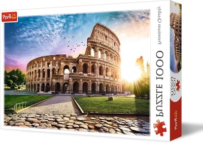 Legpuzzel - Puzzelspel - Ontspannen tijdverdrijf - Gekalandeerd mat papier - 1000 stukjes - Zonnig Colosseum