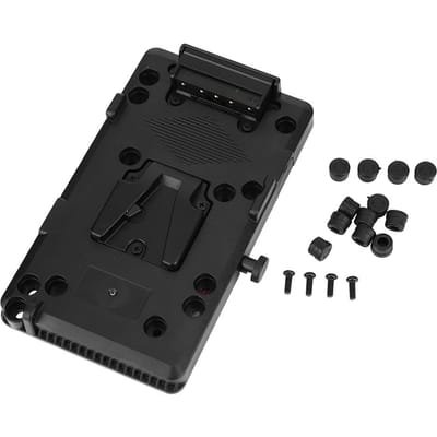 Adaptateur de plaque de batterie pour caméra caméscope Sony à monture V black