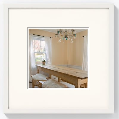Walther Peppers - Houten lijst - Fotoformaat 30x30 cm - Polair Wit
