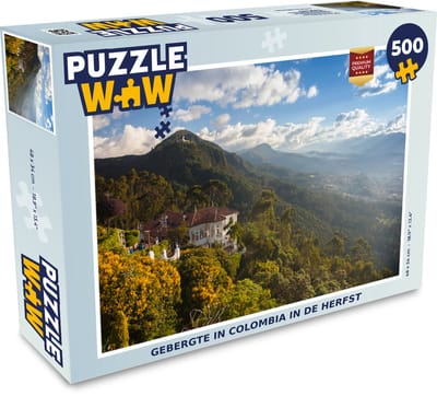 Puzzel Gebergte in Colombia in de herfst - Legpuzzel - Puzzel 500 stukjes