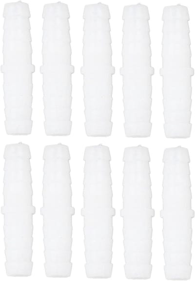 Jhubersproducts - Plastic Slangverbinder - Duurzame adapter - 6-6mm - Perfect voor pomp- en siliconeslangen - Betrouwbaar - Geschikt voor water- en lu