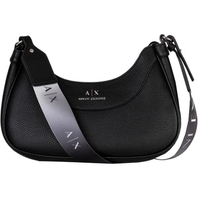 HalfMoon Shoulder Bag Wo - Black