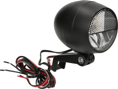 Fiets Cortina koplamp Amsterdam dynamo zwart