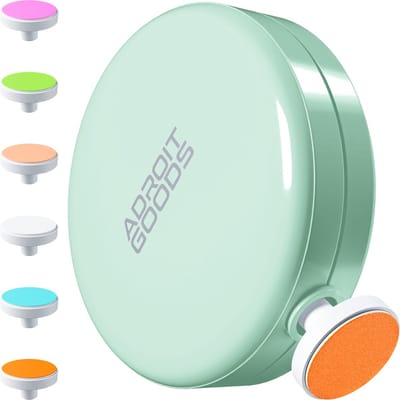 AdroitGoods Elektrische Baby Nagelvijl - Baby Nagelknipper - Manicureset Baby - Nagelschaartje - 6 Vijlen - Groen