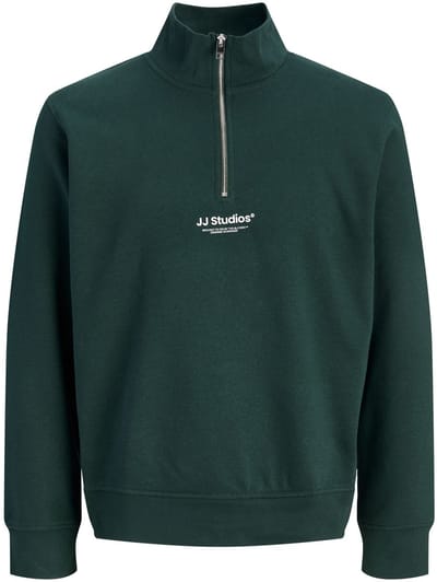 Jack & Jones Sweatshirt met halve rits Bedrukt Sweatshirt met halve rits