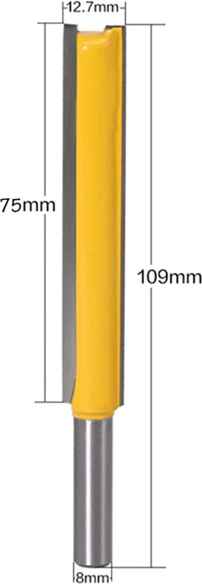 Hout groefrees kanterfrees uitvoering 12,7mm schach 8mm