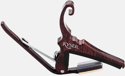 Kyser Quick-Change Acoustic Rosewood capo voor westerngitaar