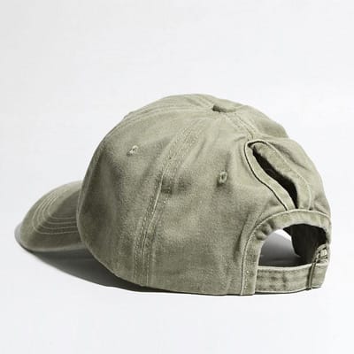 Effen kleur paardenstaart baseballpet met gebogen klep eendenbekpet voor lente en zomer dames buitensport zonneklep One Size beige