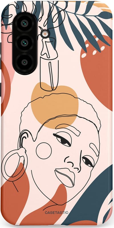 Casetastic Hoesje Geschikt voor Samsung A56 / A36 - Stijlvolle Beschermende Duo-layer Case - Ochtend blush