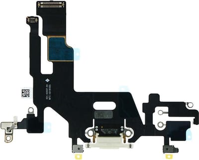 Dock Connector Geschikt voor iPhone 11 – Premium – Wit