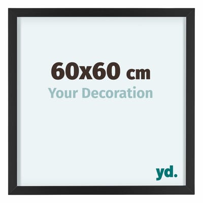 Your Decoration - Fotolijst 60x60 cm - Aluminium - Zwart - Virginia
