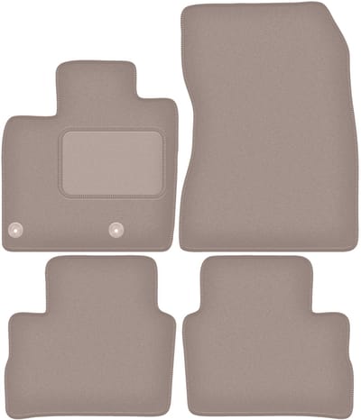 Beige veloursmatten voor: Nissan Qashqai III SUV (2021-)