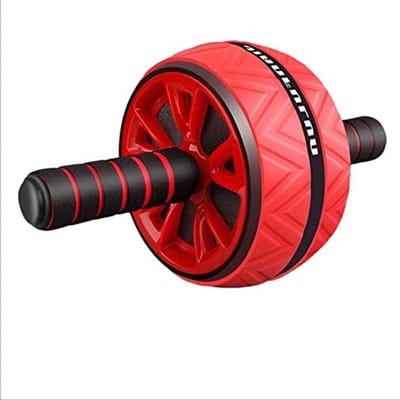 Abdominale Roller - Buikspierwiel - Kracht Training - Stil Ontwerp - 2 Stuks - Rood Zwart