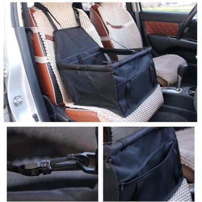Hond Kat Huis Draagtas Auto Veiligheidsstoel Tas Dikke Dubbele Draagbare Hangmat Waterdichte Reistas Product Mand Huisdier Draagtassen zwart