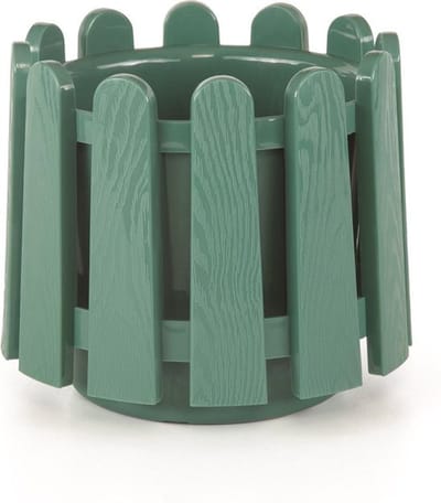 Groene - ronde bloembak - waterdrainage - 6.6L smart-pot - bloempot UV bestendig - Bloempot - Kruidenbak - Plantenbak