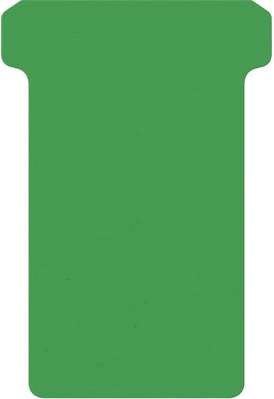 T-kaart djois formaat 2 48mm groen 100st | 5 stuks