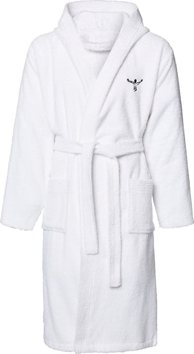 Chiemsee unisex badjas met capuchon 100% katoen wit