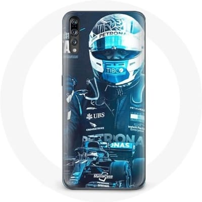 Coque - Huawei - P20 - Formule 1 - Valtteri Bottas - Noir - Souple noir