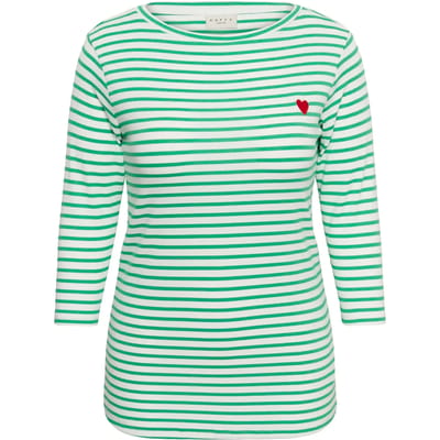 Dames-T-shirt met lange mouwen KAFFE Curve Lia