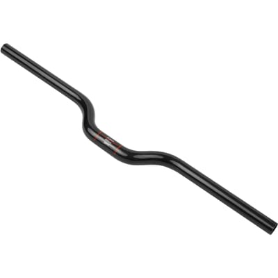 600mm Ultralicht Carbon Fiber Stuurbocht Mountainbike Racefiets Stuurbocht Stuur 25.4mm 600mm zwart