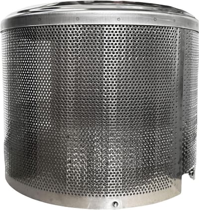 Terrasverwarmer Onderdeel - Vervangend Net - Veilig Verwarmen - Roestvrij Staal - 27.3 cm Diameter - Zilver