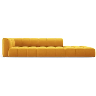 Hoekbank Francesca velvet rechts 4-zits | Milo Casa