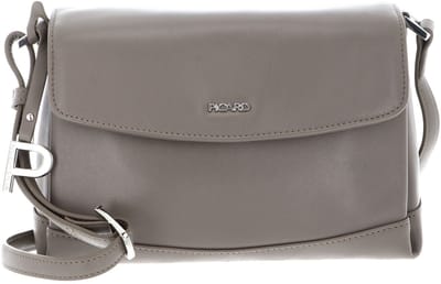 PICARD Leren schoudertas Really Shoulder Bag Gravel Taupe