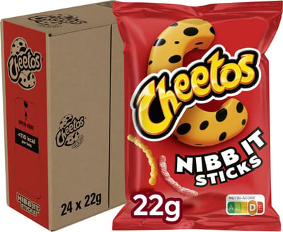Cheetos Nibb-It Sticks Naturel - Chips - 24 x 22 gram