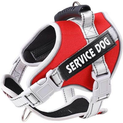 Hondenharnas zonder verstikking Verstelbaar Reflecterend Ademend Huisdier Vest Harnas Honden Buiten Wandelen Kleine Middelgrote Grote Honden Accessoires XS black