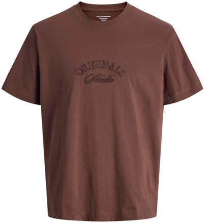 JACK&JONES - JORBLEECKER BRANDING TEE SS CN - Heren - T-shirts