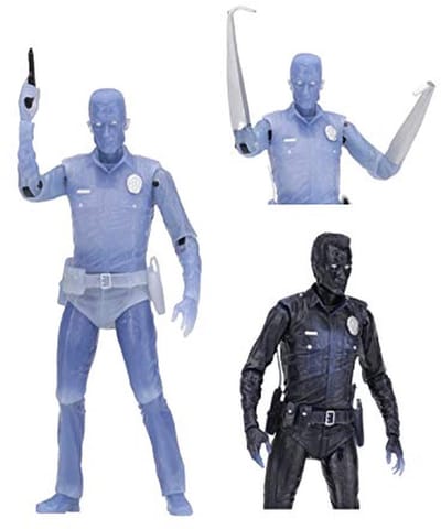 Terminator White Hot T-1000 Actiefilm Verzamelaarsfiguur – 18 cm