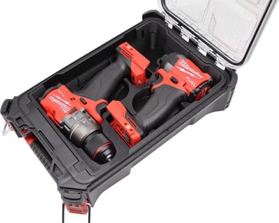 Milwaukee Packout Compact inzet voor M18 Gen 4 boor- en slagschroeftol – 3D geprint | Gereedschapsinzet op maat | Fysiek product voor Gereedschapskist