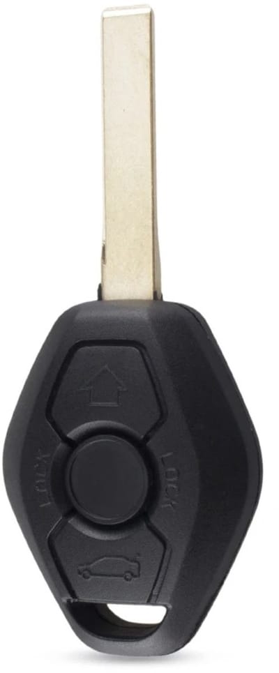 XEOD Autosleutelbehuizing - sleutelbehuizing auto - sleutel - Autosleutel / Geschikt voor: BMW 3 knops