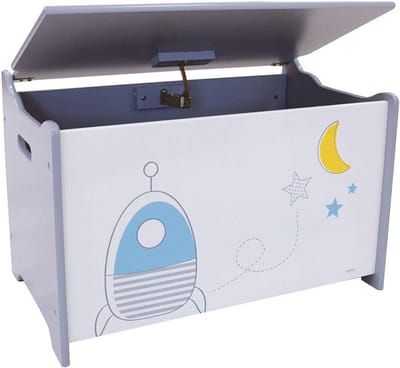 Ruimte Speelgoedkist voor Kinderen - 40 cm Hoog, 58 cm Breed, 36 cm Diep