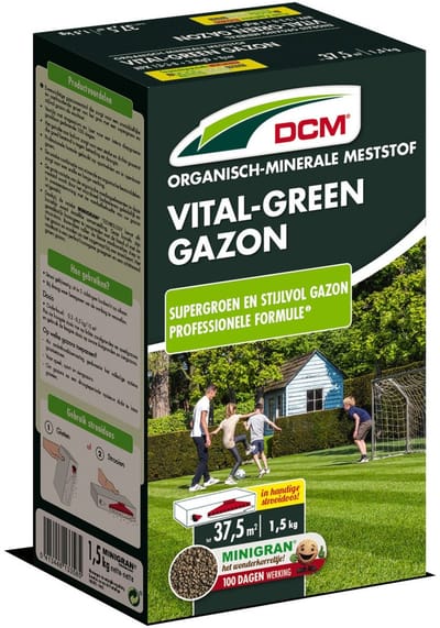 Dcm Vital-Green - Gazonmeststoffen - 1.5 kg