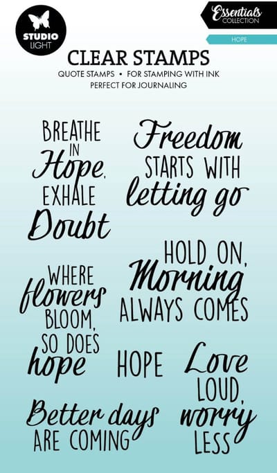 Clear stamps quotes Hope - Essentials nr. 925
