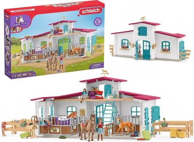 Schleich Horse Club - Lakeside Equestrian Centre + accessoires, figuur set voor kinderen 5+