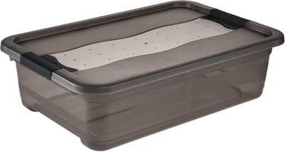 Bewaarbox 'Cornelia', 28 liter, kristalgrijs