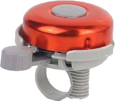 Fietsbel van aluminiumlegering - Stuurbel - Luid - Duidelijk alarm - Veiligheidsbel voor buiten - Fietsaccessoires - Zwart - Rood
