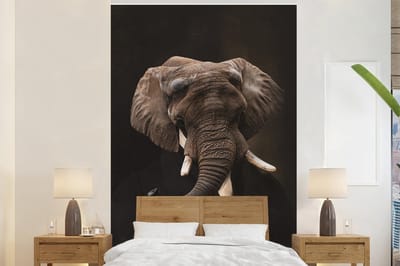 Behang - Fotobehang Oude Meesters - Olifant - Dieren - Breedte 145 cm x hoogte 220 cm