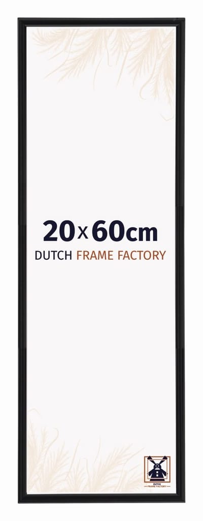 Fotolijst 20x60 cm - Kunststof - Zwart Mat - Angers