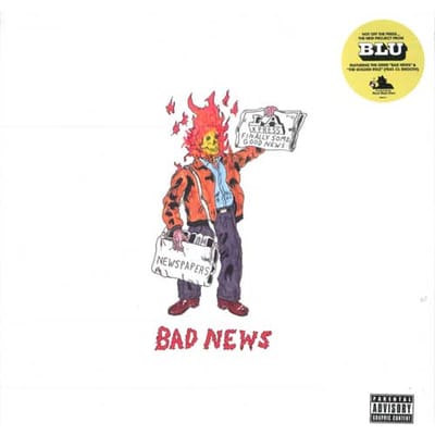 LP Plaat BLU & REAL BAD MAN - Bad News RRC022 RRC Music Co. 2023 Europa Rap & Hip-Hop/R&B